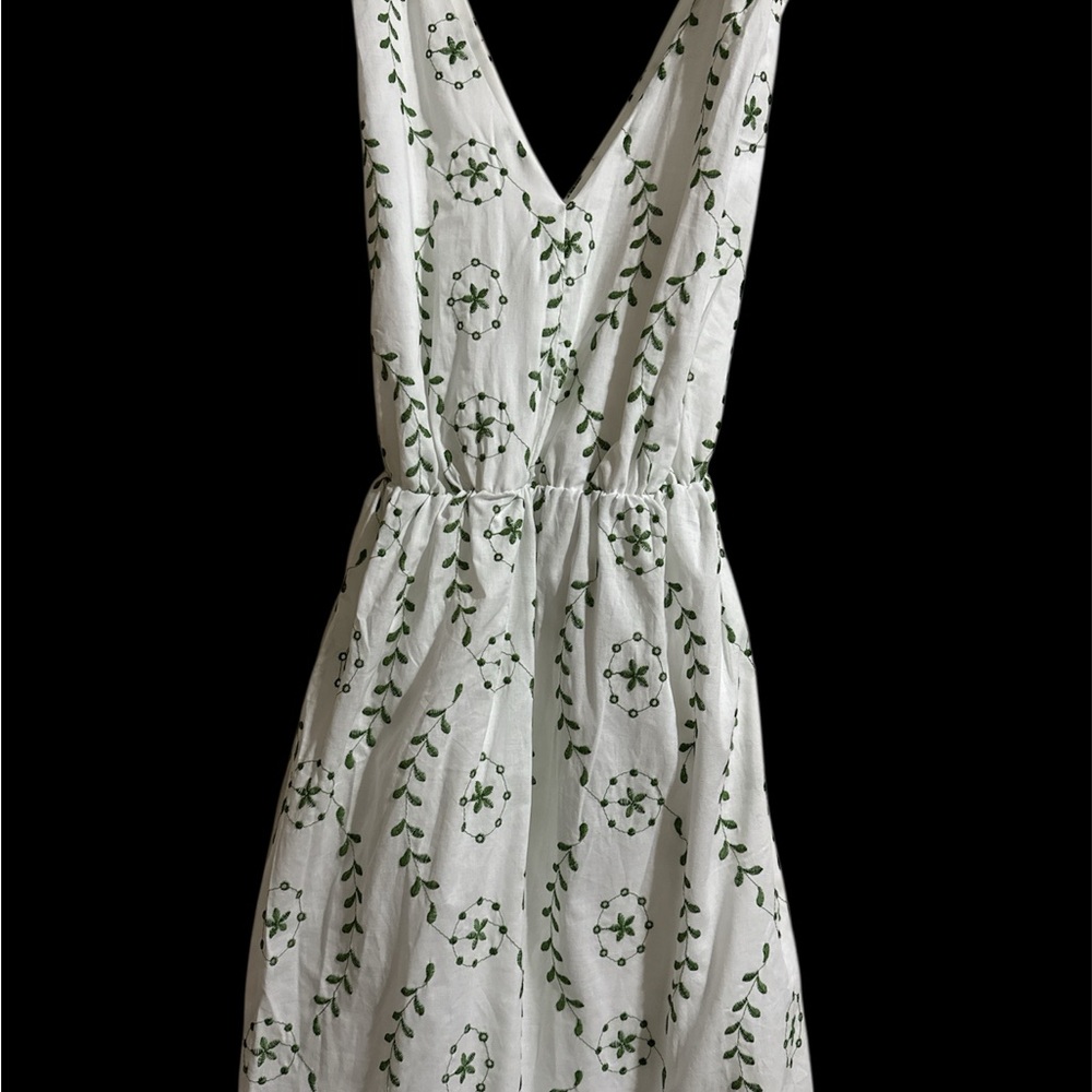 A New Day Cream Sleeveless V-Neck Sundress